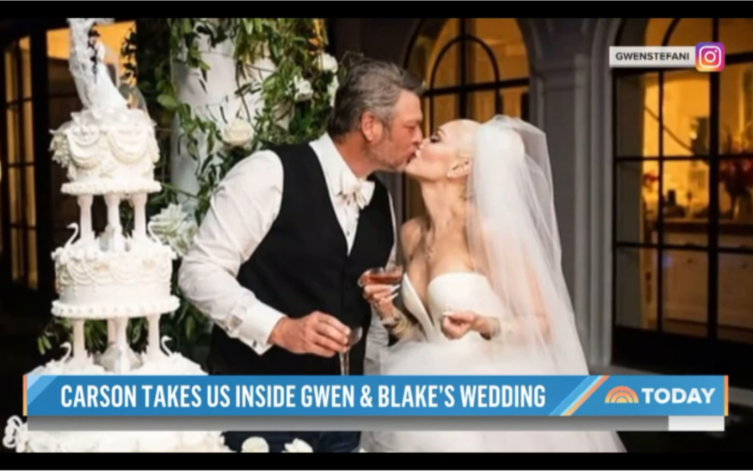 [图]【油管】Gwen Stefani And Blake Shelton Got Married: See Inside The Wedding