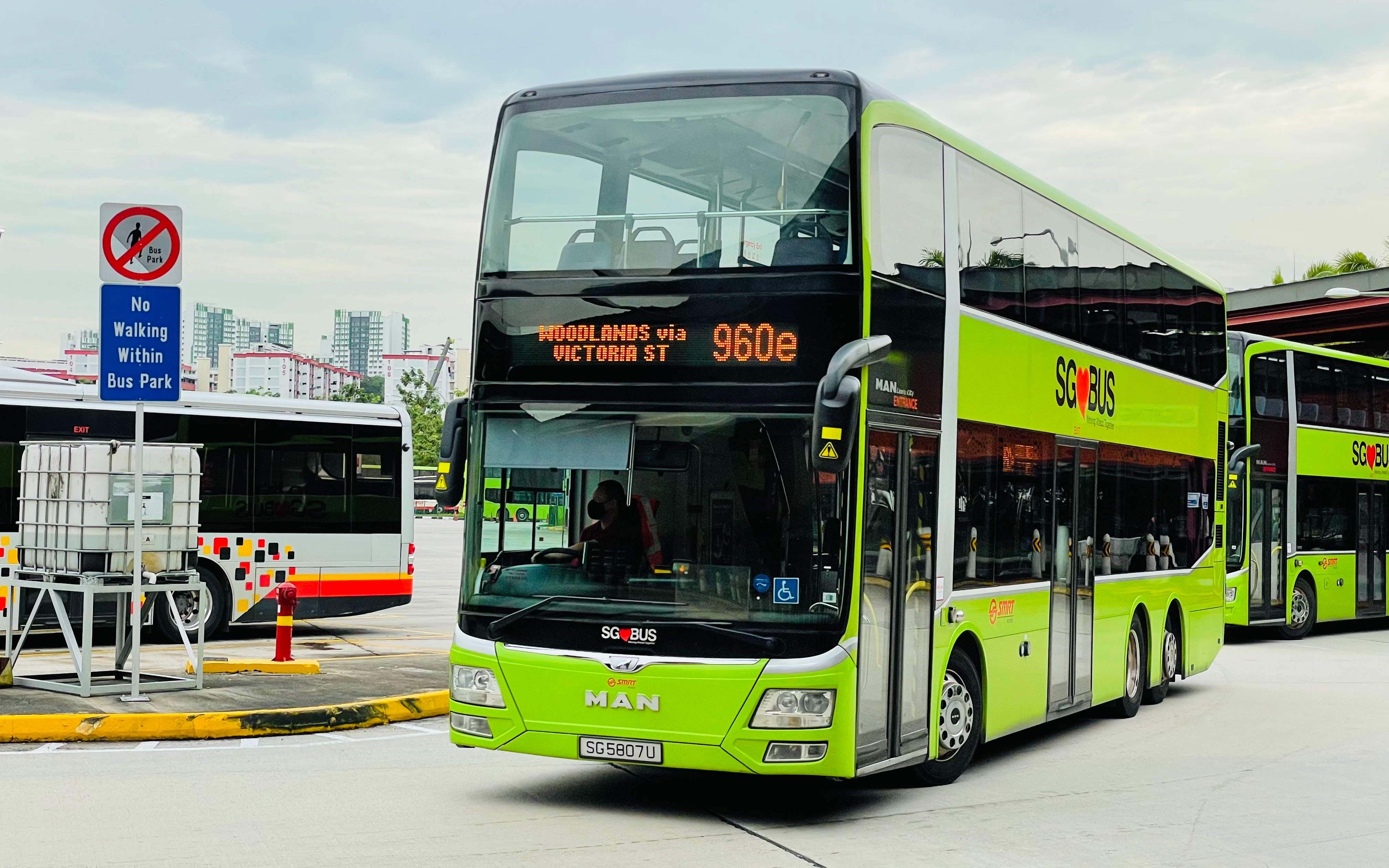 【4k|pov-203】新加坡smrt 960e路express(兀兰-滨海中心)全程前方
