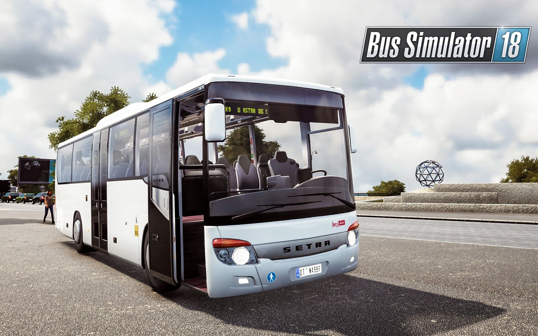 巴士模拟18 #105:新DLC赛特拉巴士包1试玩 10.8米S412UL | Bus Simulator 18 | 4K60哔哩哔哩bilibili