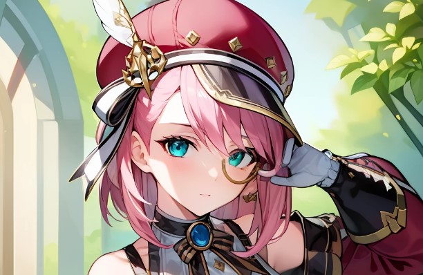 原神夏洛蒂ai绘画