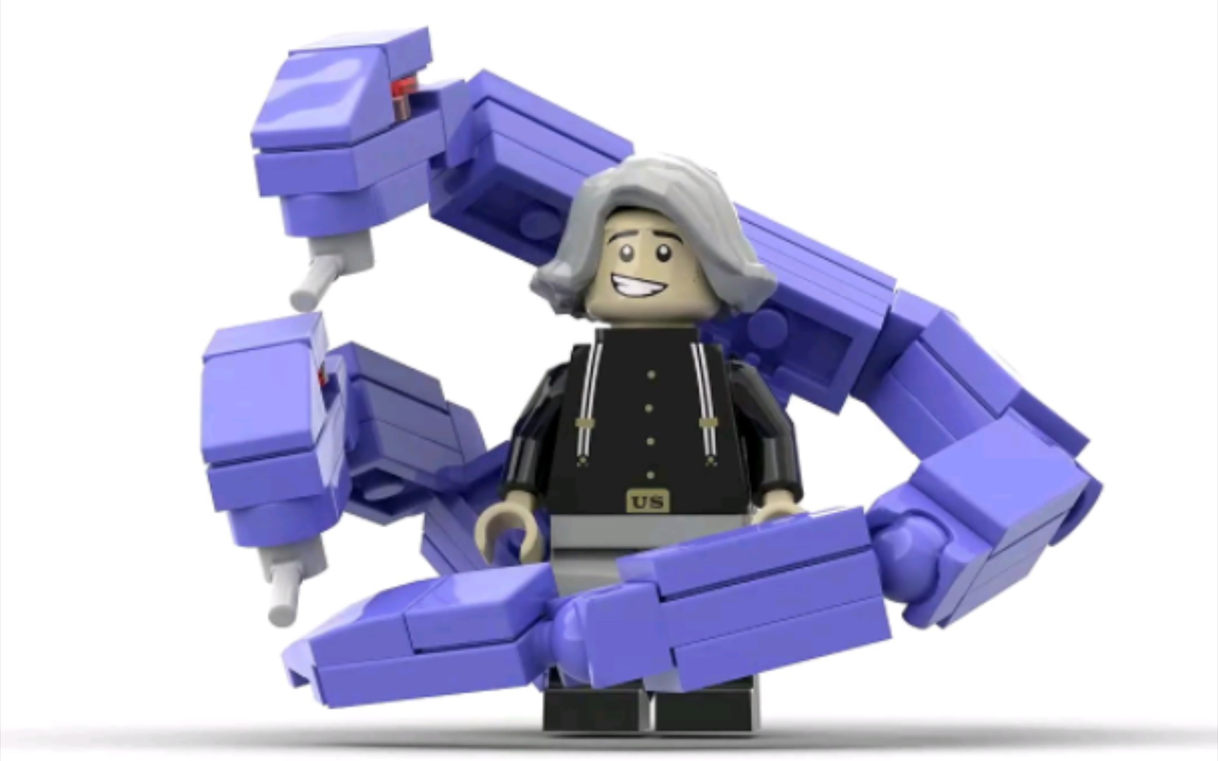 乐高积木moc火影大蛇丸人仔创意拼搭