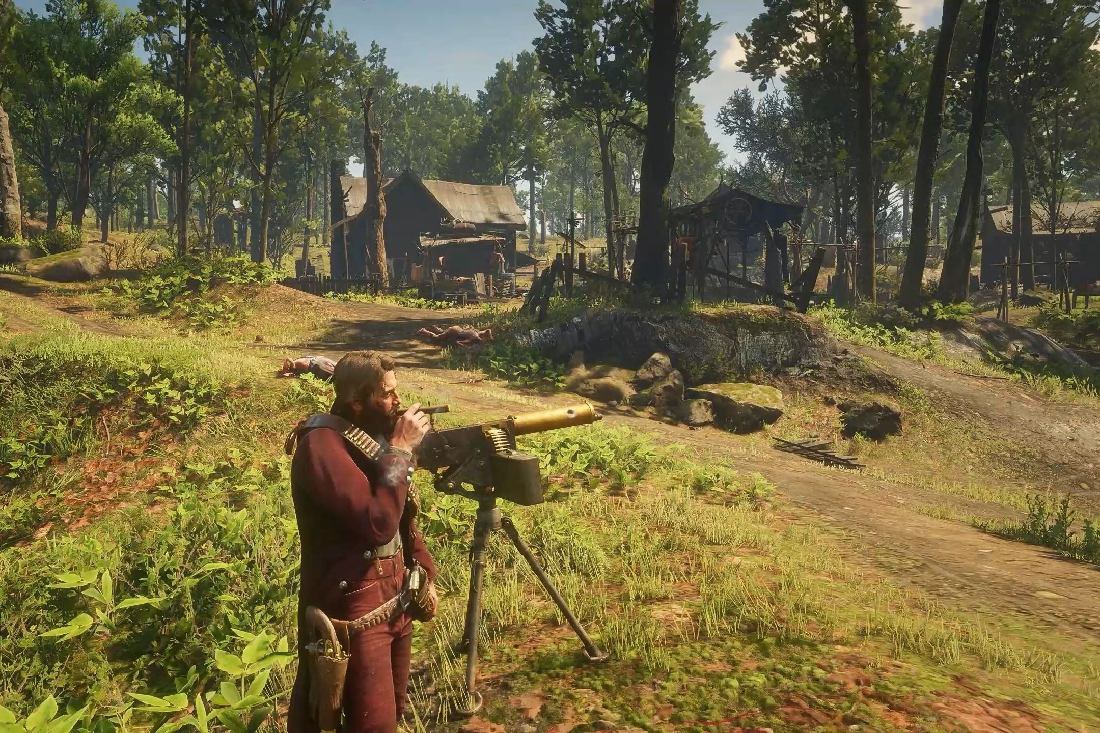 荒野大镖客2血洗布彻河村