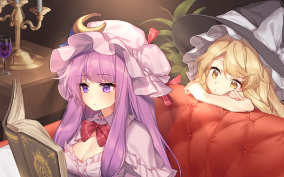 【七曜の魔女】地灵殿lunatic 魔理沙&帕秋莉 no miss no bomb_哔哩