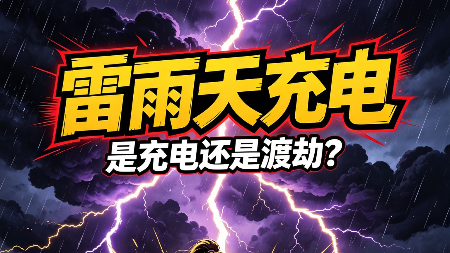雷雨天给电车充电，是充电还是“渡劫”？⚡