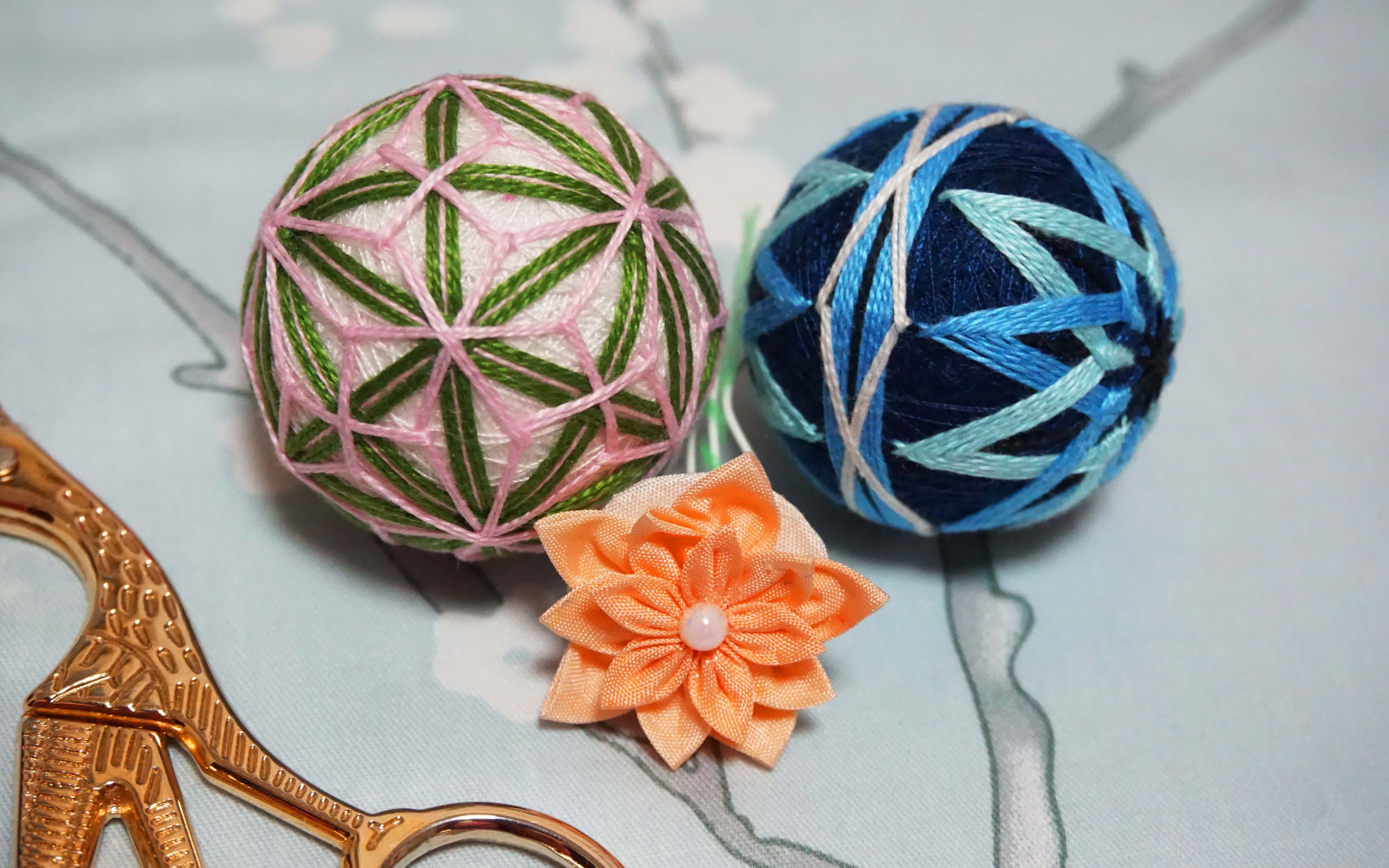 【麻叶】简单好做的手鞠球-燕喜团子手作实验室no.