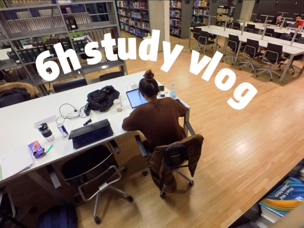 study vlog|学习6h+*回学校慢慢找回学习状态*写论文逛超市的平淡日常哔哩哔哩bilibili