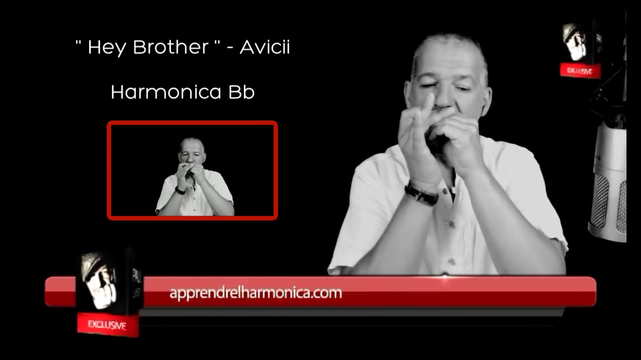 [图]布鲁斯口琴 - Avicii - Hey Brother - Harmonica Bb