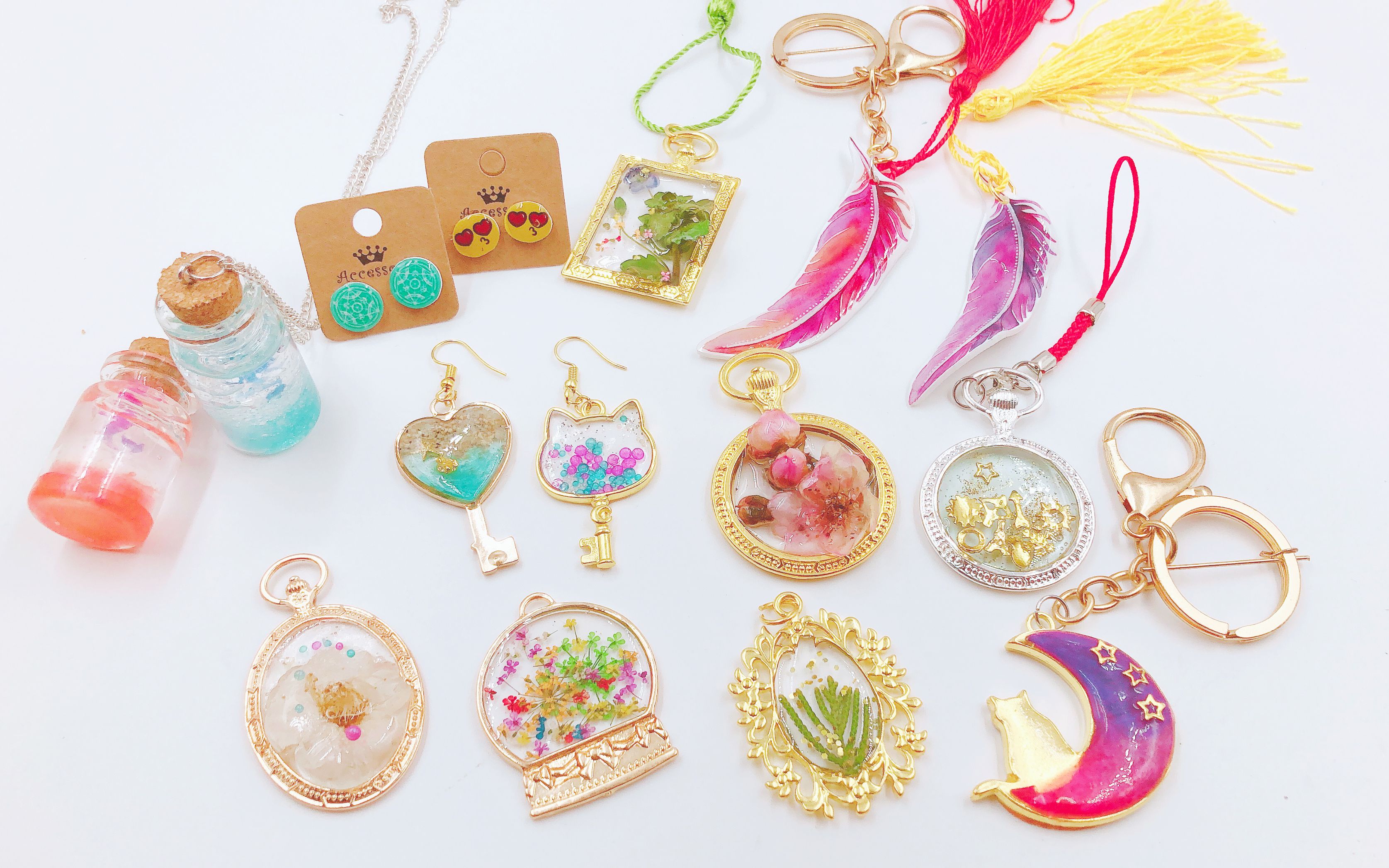 立体热缩片基本过程 立体花的制作教程