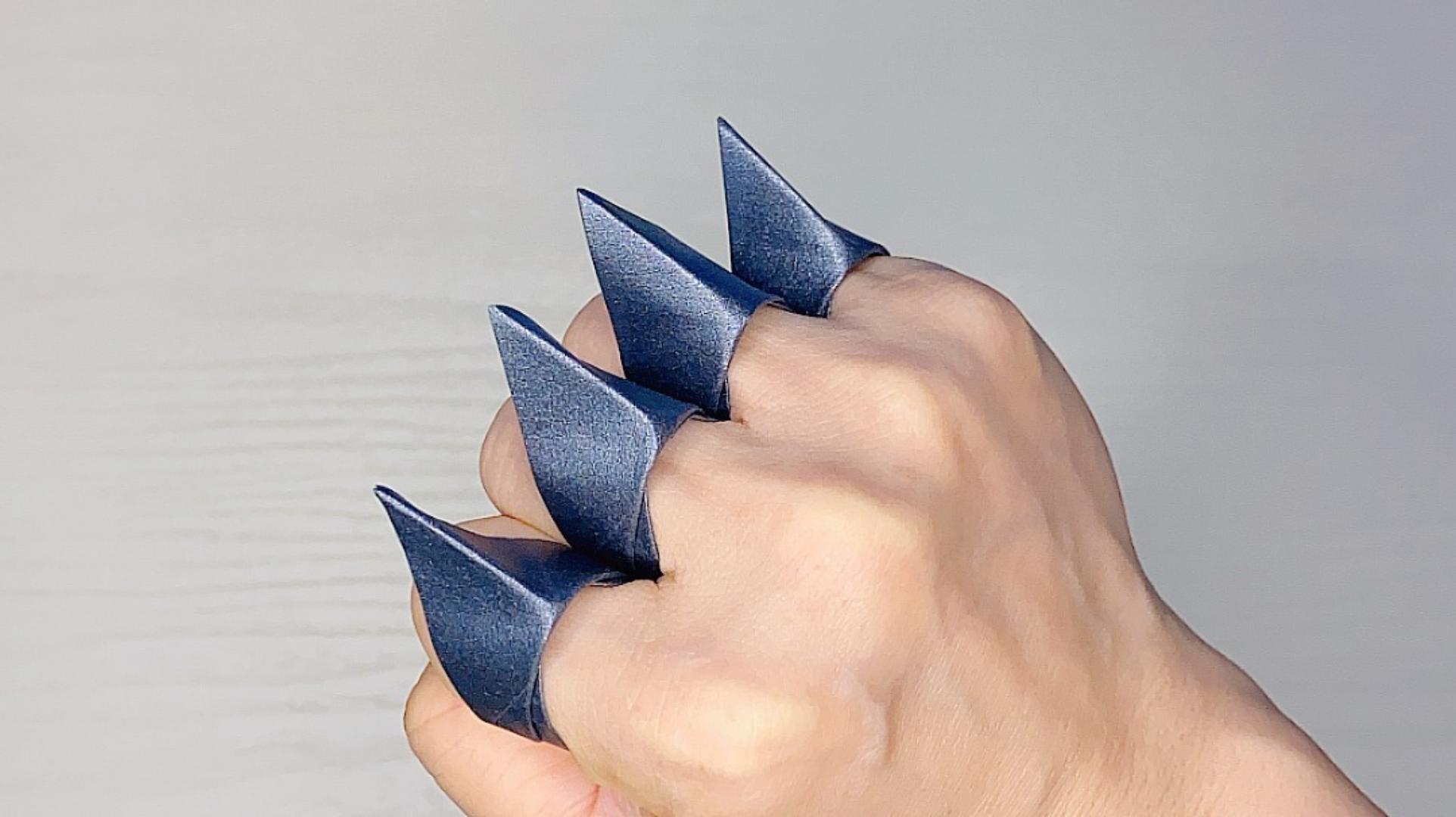 折纸爪子刀武器图片