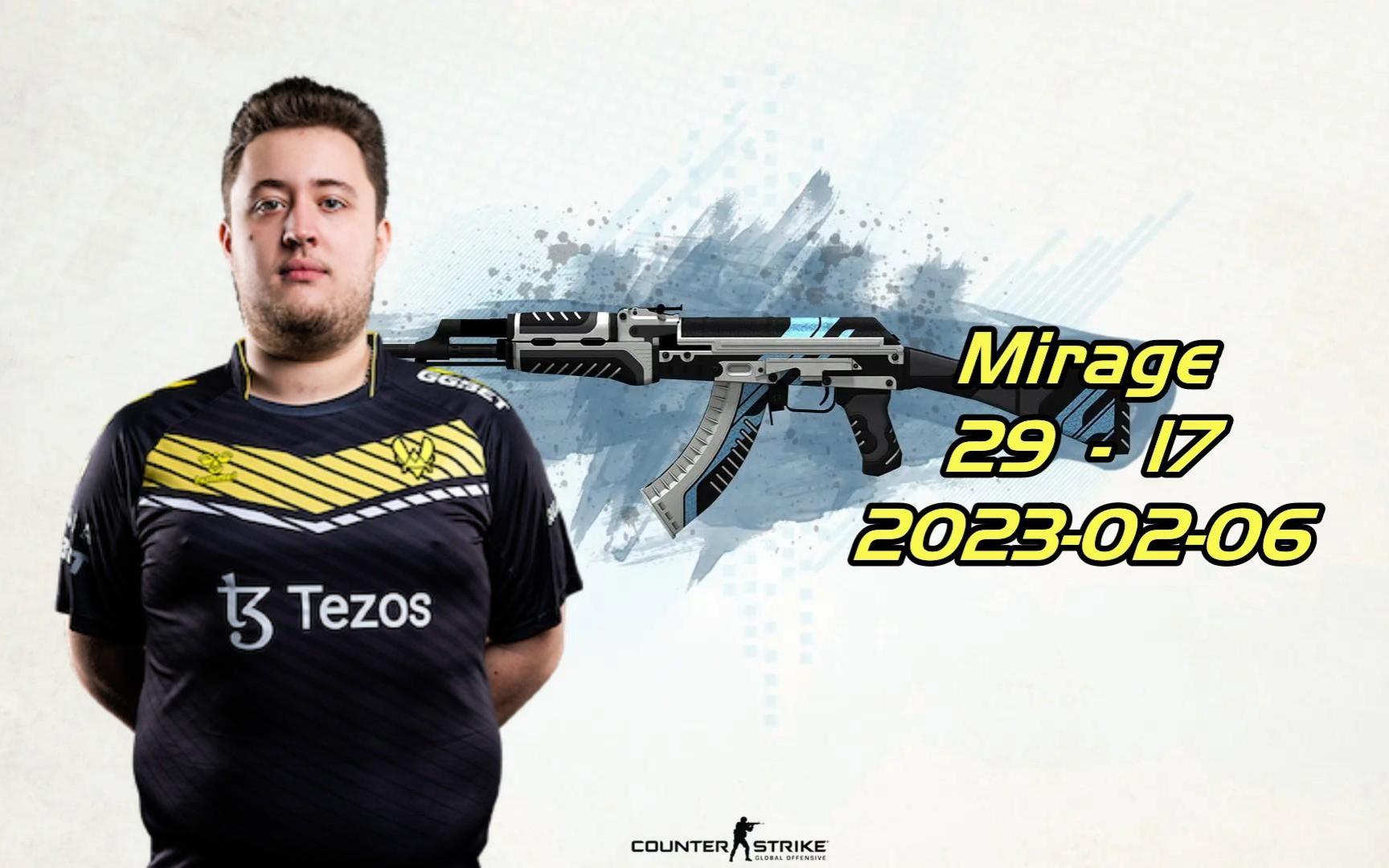 csgo ZywOo pov蜜蜂四排shushan 29杀荒漠迷城mirage 20230206网络游戏热门视频