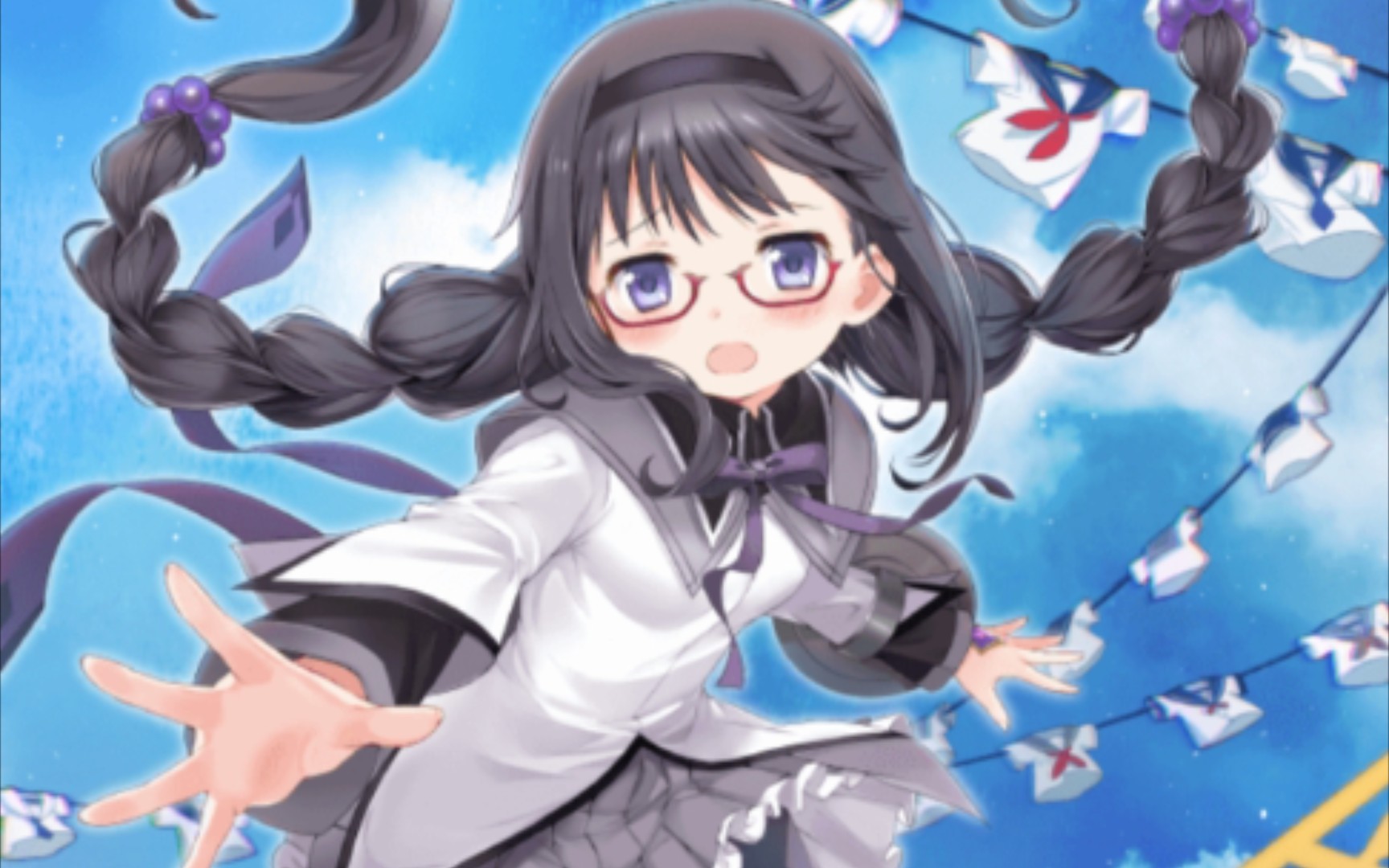 【魔法记录】晓美焰(眼镜)变身动画x语音