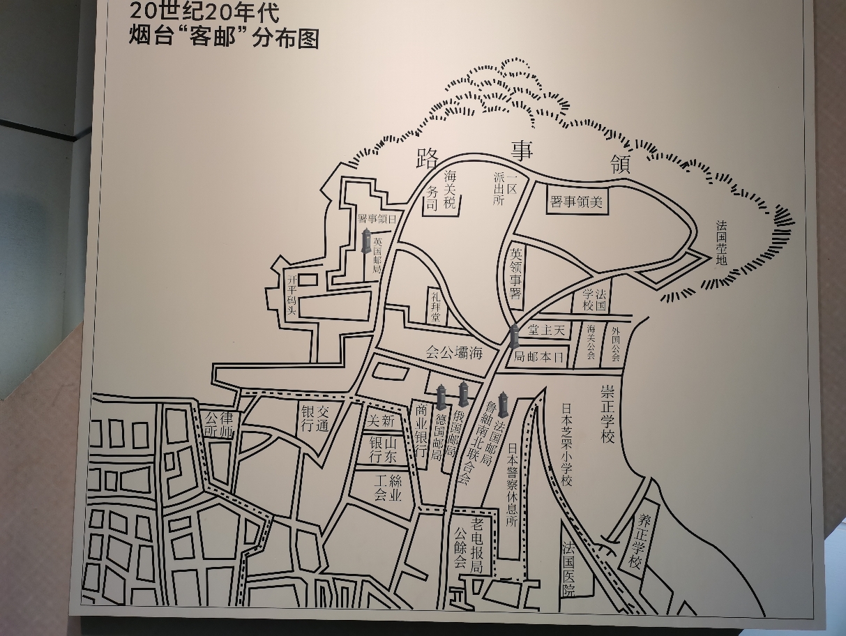 福州烟台山地图手绘图片