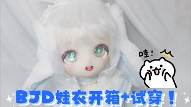 bjd】兽兽自制6分小兔豆开箱！期待已久的兔豆6分版终于到啦！_哔哩哔哩