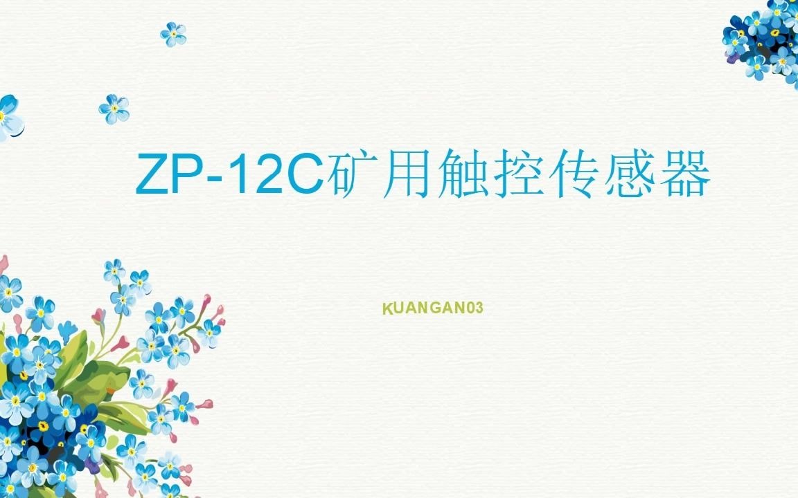 ZP12C矿用触控传感器工作原理哔哩哔哩bilibili