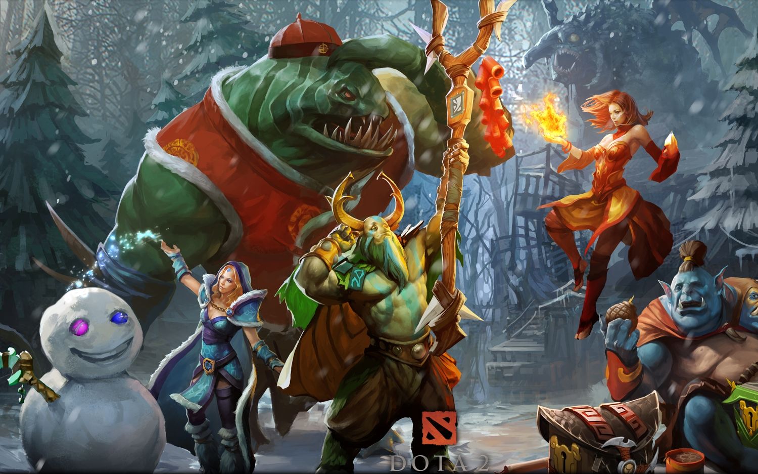 【dota2/圣诞快乐 炼金的圣诞礼物_哔哩哔哩)つロ 干杯