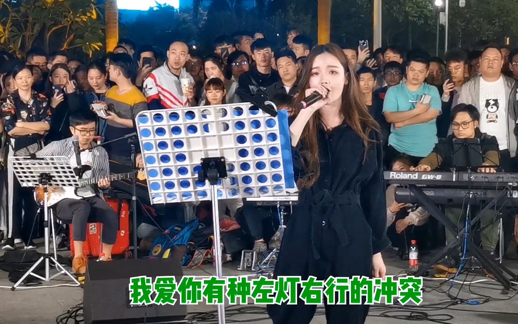 不仅颜值高唱歌还这么好听戴羽彤广州现场翻唱红色高跟鞋