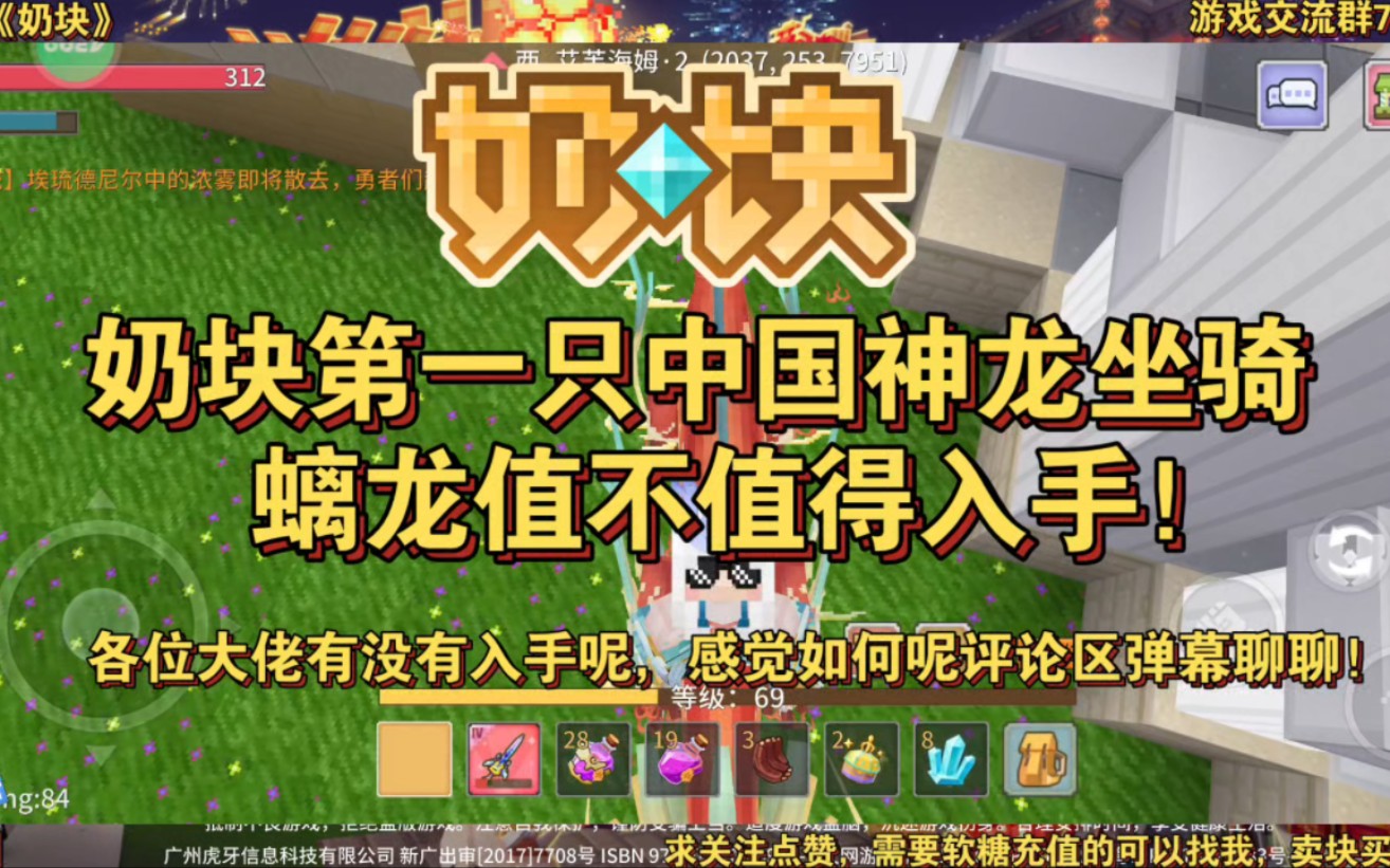 奶块第一只中国神龙坐骑 螭龙值不值得入手!