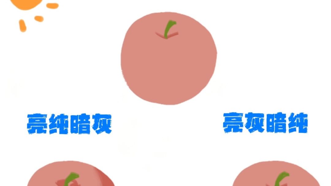 我不允许 还有人还不会亮灰暗纯or亮纯暗灰