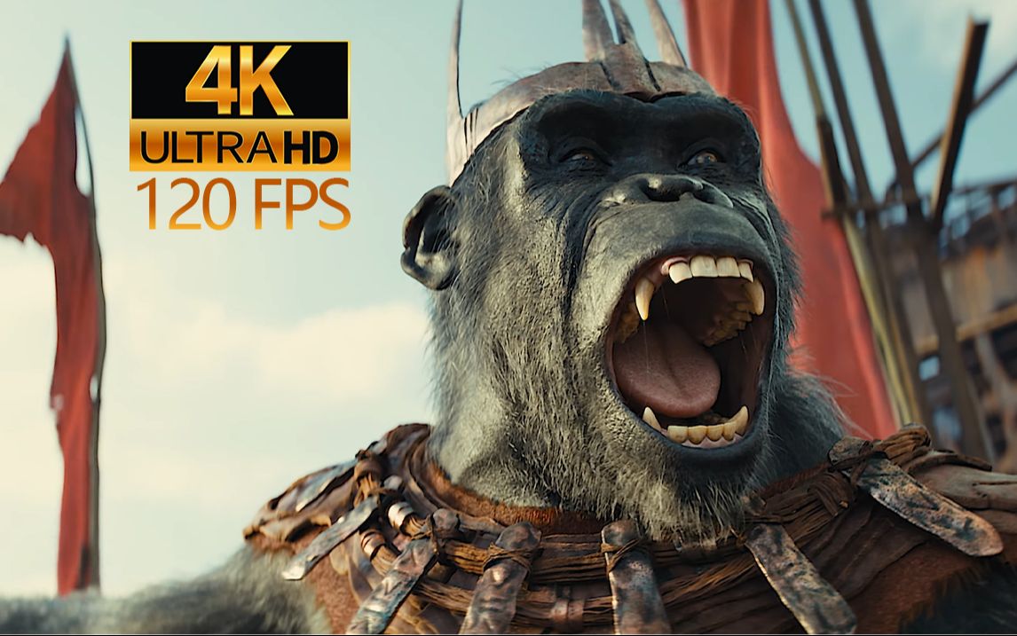 【4K·120FPS】猩球崛起：新世界 完整版！！获取方式见简介！