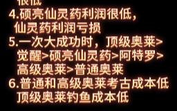 [命运方舟]10月26日家园制作经济周报(简介有计算说明)网络游戏热门视频