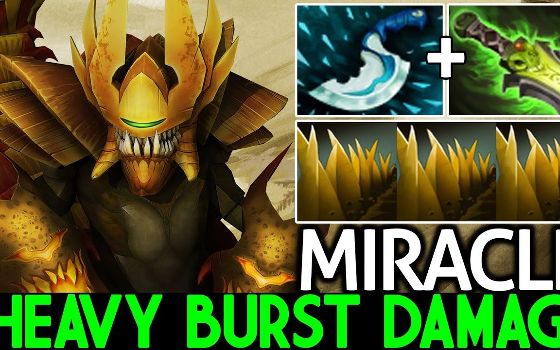 【dota2】miracle 跳刀虚灵 掌控节奏的沙王 by dota2 highschool