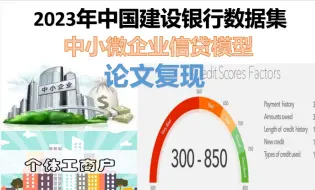 Download Video: 最新中国建设银行金融风控实战_基于中小微企业信用风险预测模型_评分卡建模(论文_毕业设计_银行企业科研建模)，核心期刊，北大核心，CCF