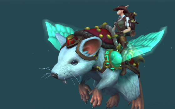 【魔兽世界】鼠年生肖坐骑——吱吱,狡黠灵兽