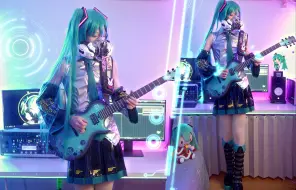 Video herunterladen: 《千本樱》初音未来(Hatsune Miku)-电吉他独奏！！