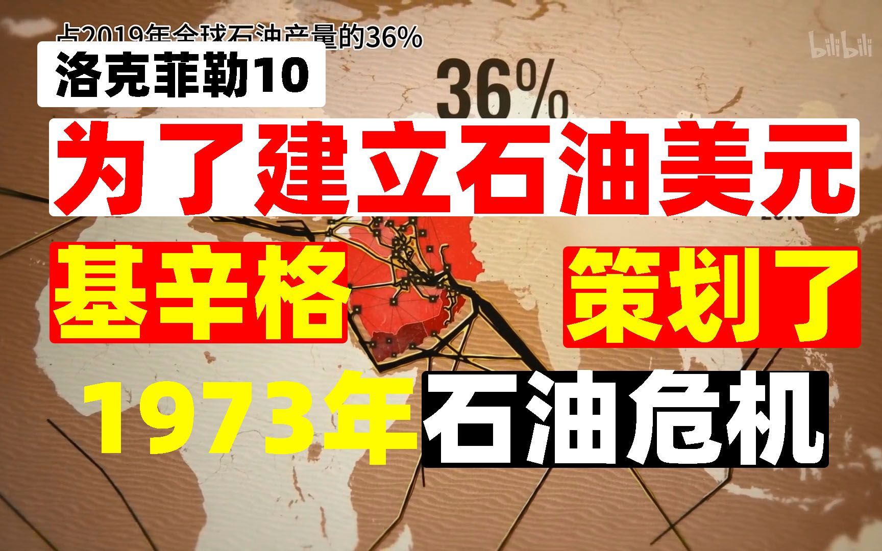 为了石油美元而策划1973年石油危机,洛家秘书基辛格煞费苦心导演一出好戏【洛克菲勒10】哔哩哔哩bilibili