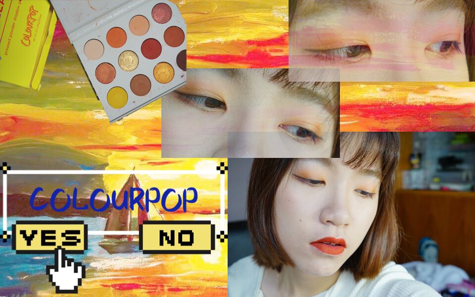 【阿妮头】colourpop日落盘1.0|用日落盘画出朝阳的感觉哔哩哔哩bilibili