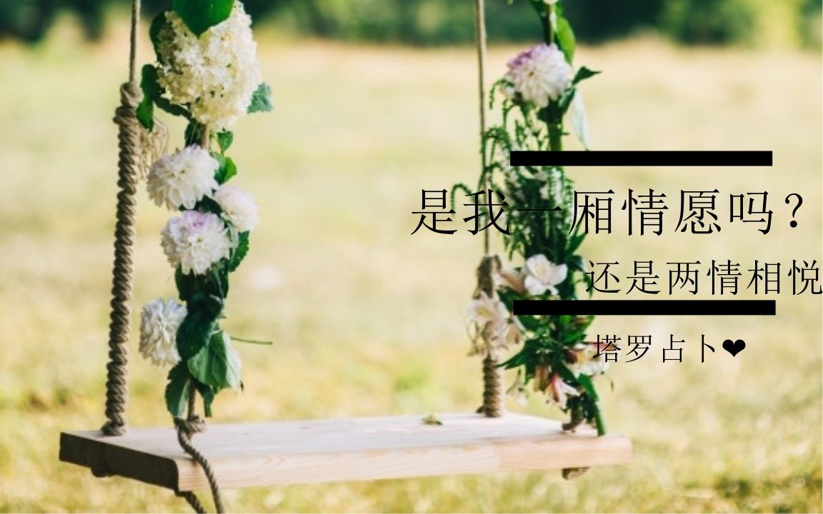 vicky塔罗占卜是我一厢情愿吗还是两情相悦