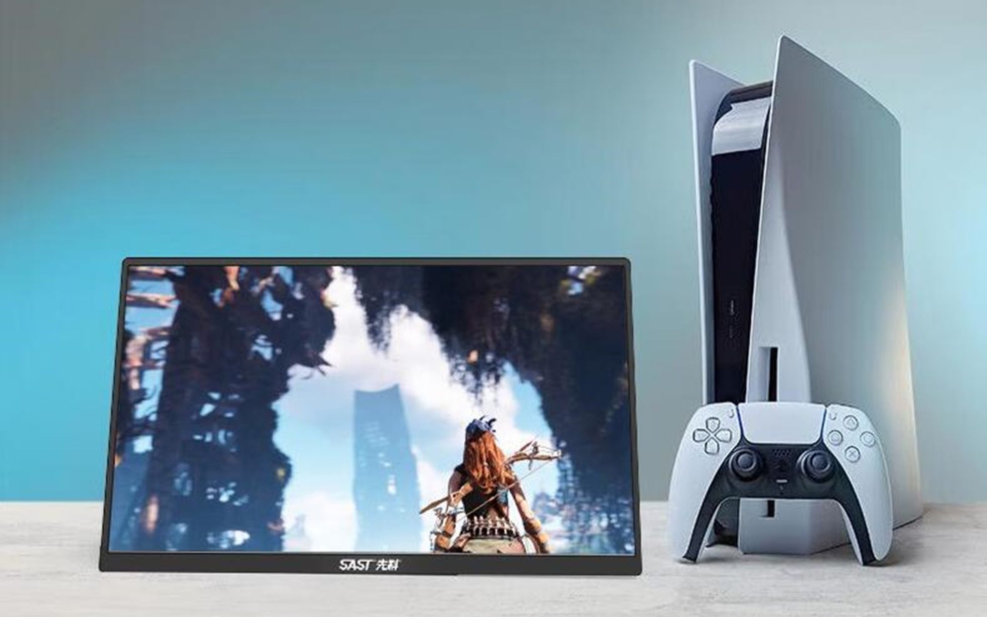 先科sast 4k触摸高刷手机hdr电脑显示屏笔记本switchps4/5副屏扩展屏