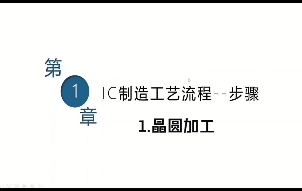 IC制造工艺流程(3.1)晶圆加工哔哩哔哩bilibili