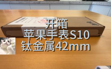 S10钛金属apple watch开箱!小手腕就该戴42mm!入股钛金属绝不亏!哔哩哔哩bilibili