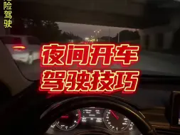 Descargar video: 夜间开车技巧和经验，这是你在驾校学不到的干货！