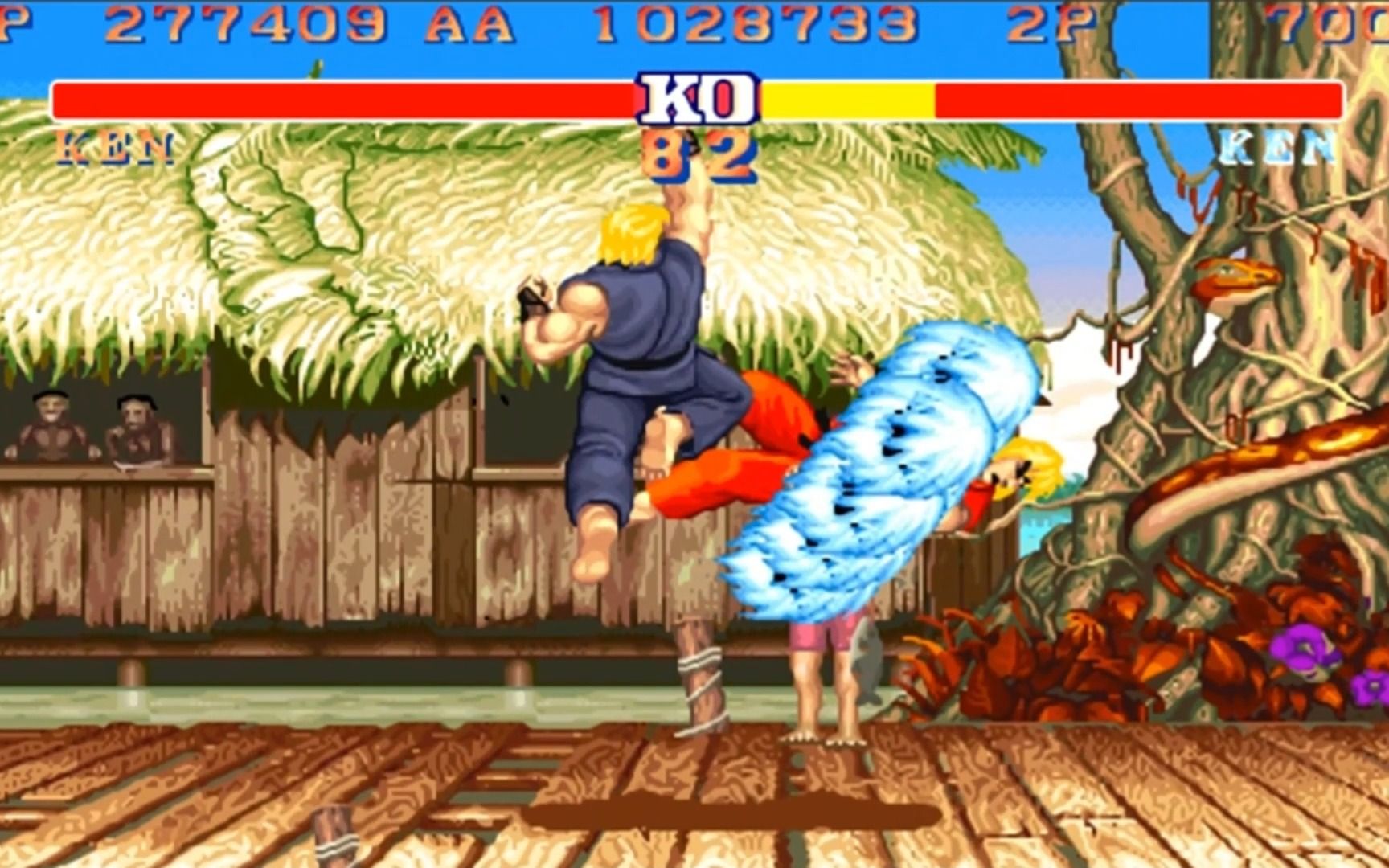 街霸2降龙:红人硬怼升龙,真正男人之间的战斗