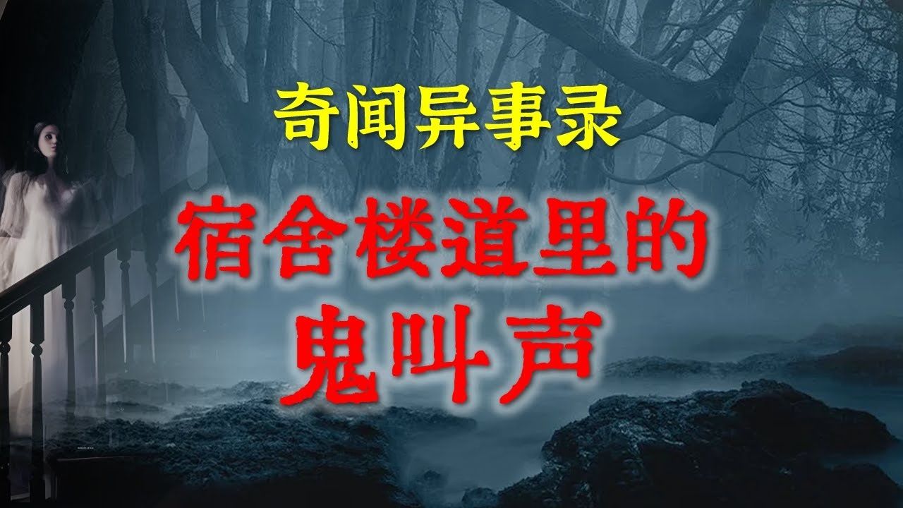 【民间怪谈】宿舍惊魂,深夜楼道里的鬼叫声 鬼故事 灵异诡谈 恐怖故事 解压故事 网友讲述的灵异故事 「民间鬼故事灵异电台」哔哩哔哩bilibili