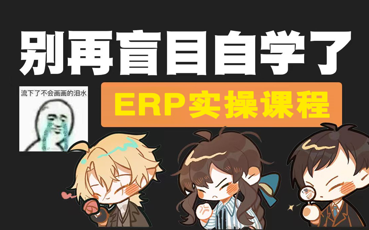 仓管员ERP速成班,小白宝妈也能学会哔哩哔哩bilibili