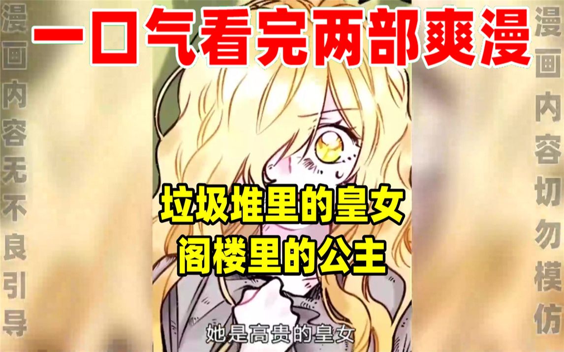 [图]【内卷区up】一口气看完两部漫画，超长漫画解说《垃圾堆里的皇女》《阁楼里的公主》