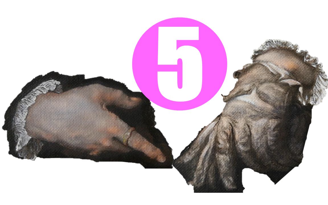 活动作品油画oilpainting戴手套的男子manwithglove提香titian5