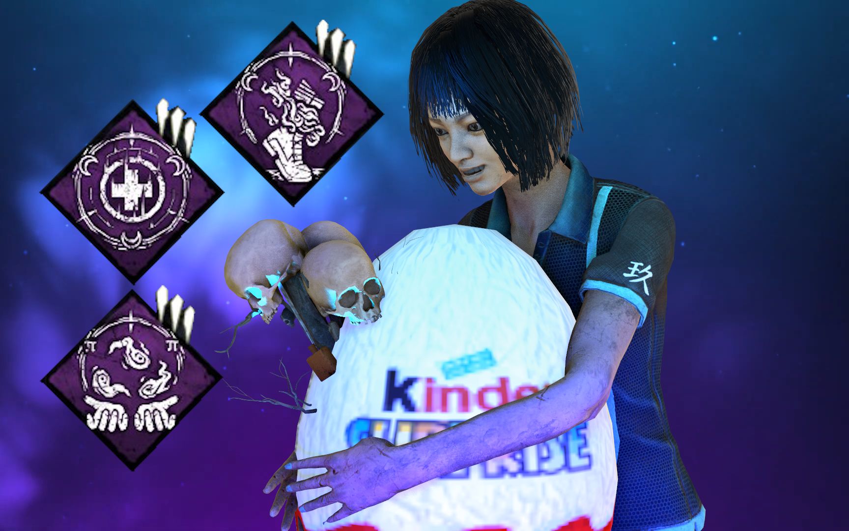 【4k黎明杀机】"奇趣蛋图腾"组合,三个效果一次满足_哔哩哔哩_bili