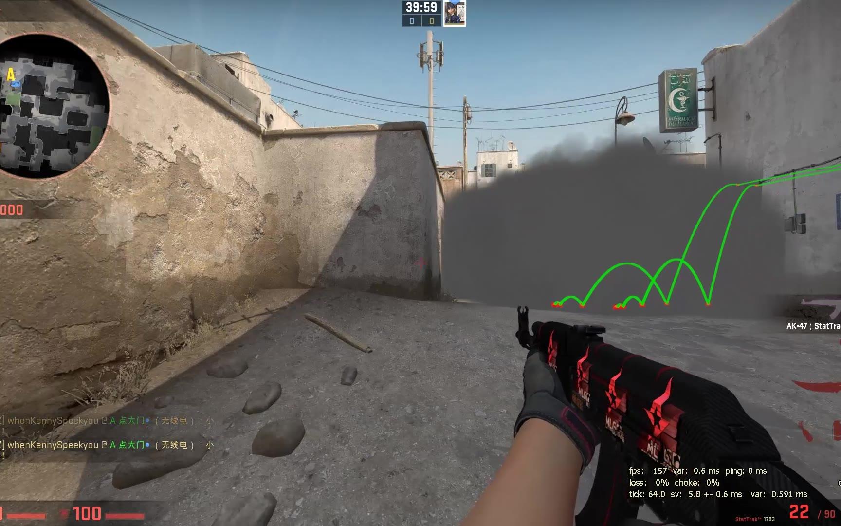 csgo跳投脚本设置dust2a大警家烟和a小xbox烟扔法