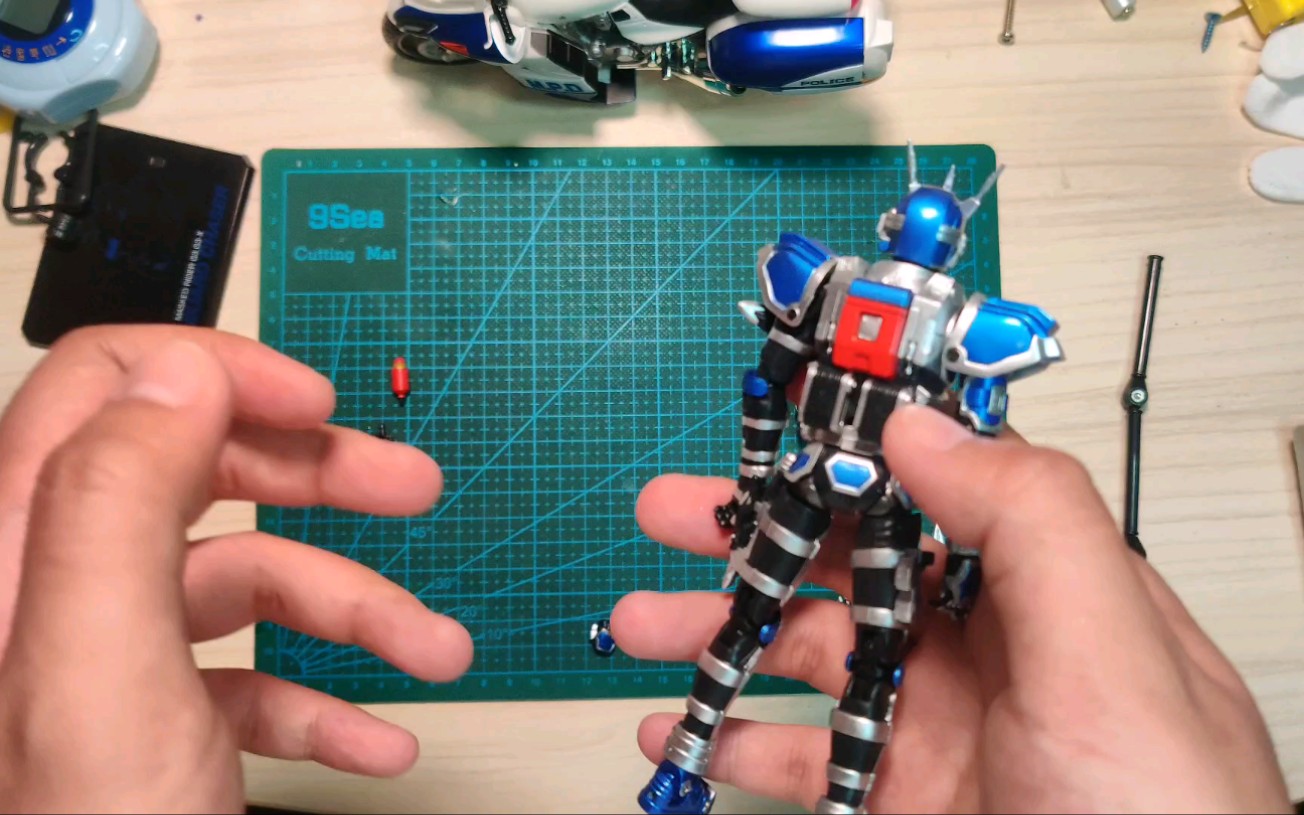 摩擦分享〕万代shf假面骑士g3x人车简单分享.