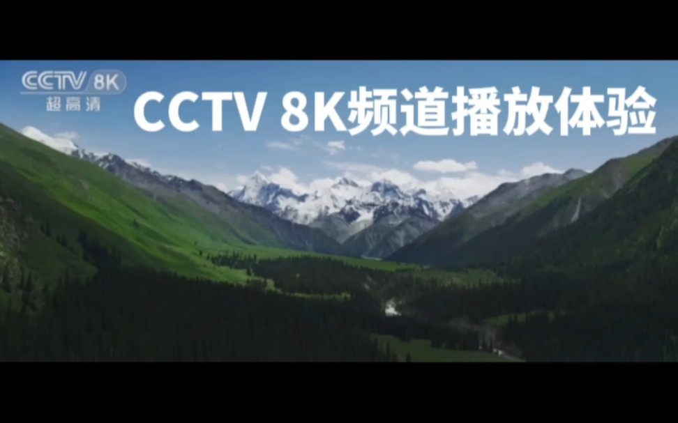 cctv 8k頻道播放體驗測試