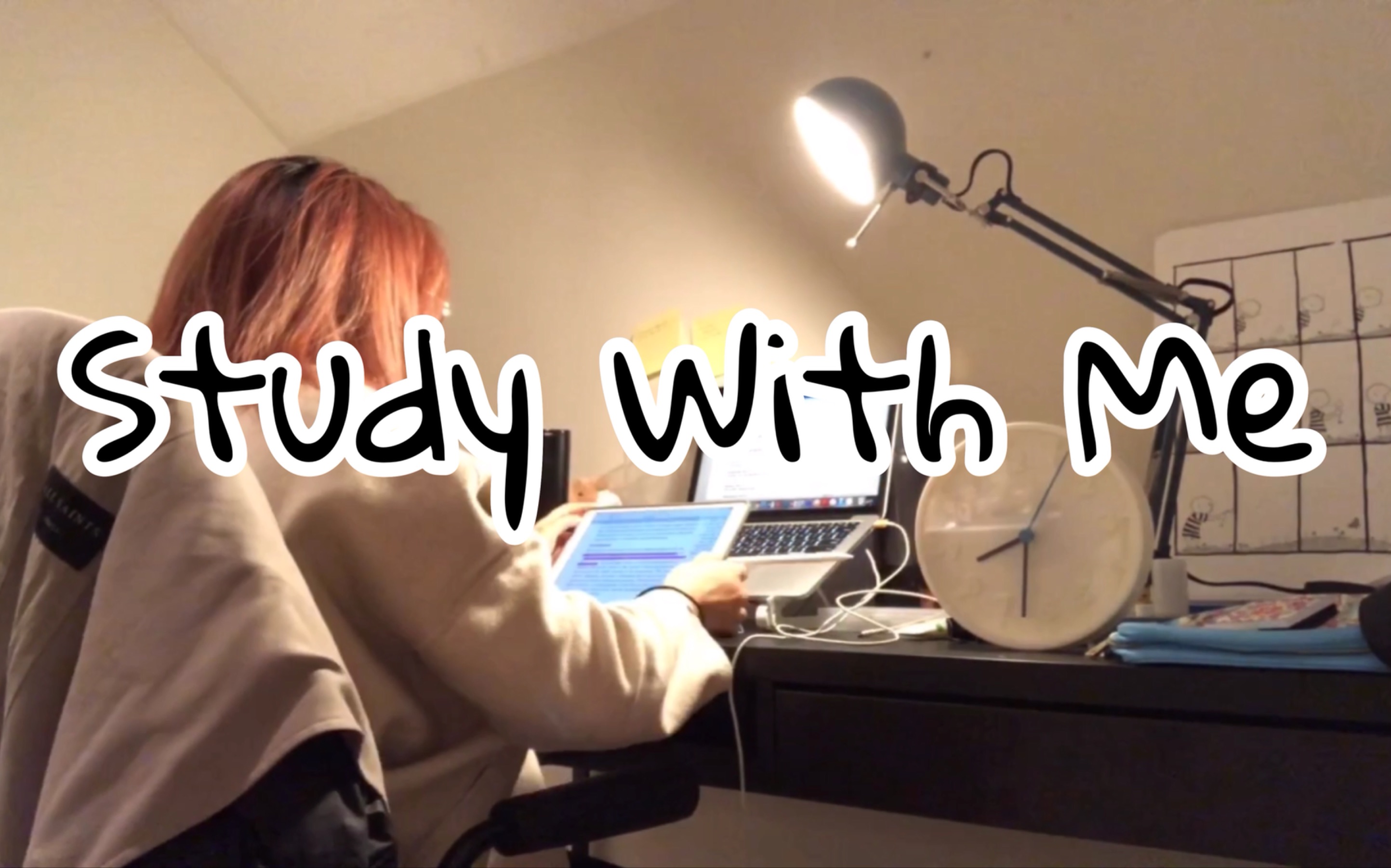 with me】|学习5个小时的周六下午|好惨一女的_哔哩哔哩_bilibili