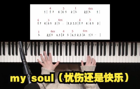 [图]【钢琴】《my soul》（忧伤还是快乐），曾经单曲循环无数次的音乐