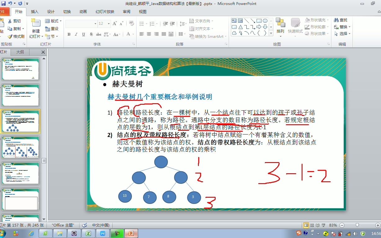 112尚硅谷图解Java数据结构和算法赫夫曼树的基本介绍哔哩哔哩bilibili