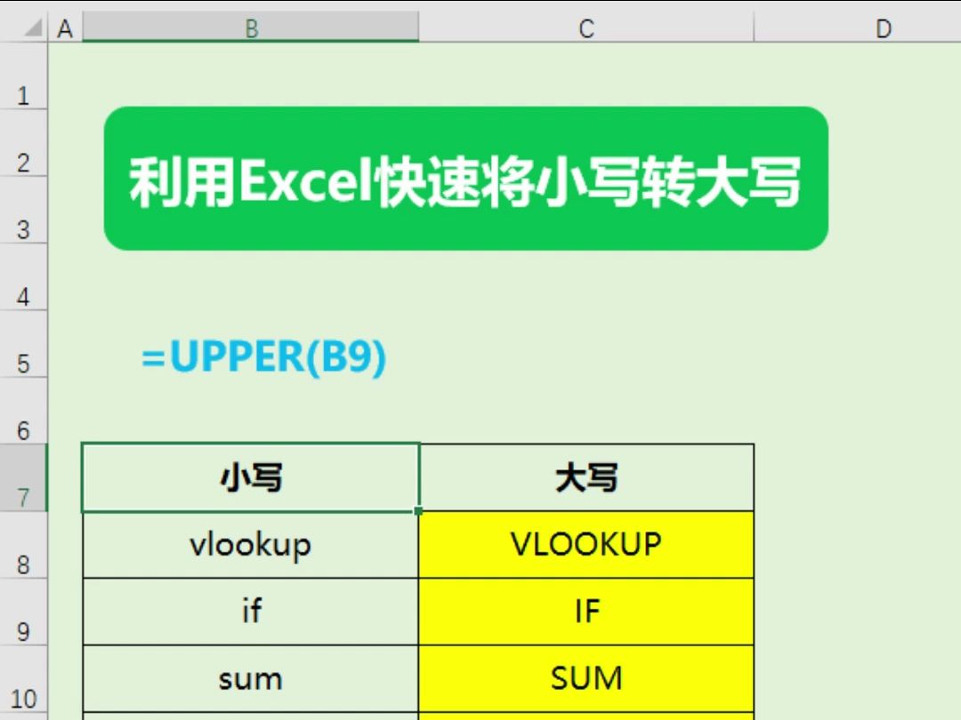 利用Excel快速将小写转大写哔哩哔哩bilibili