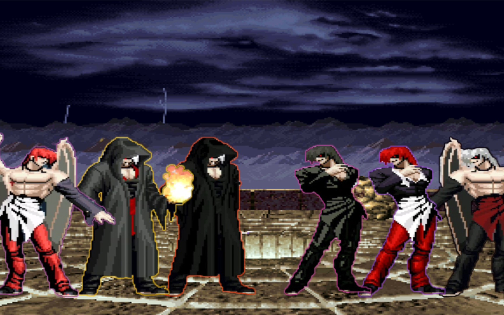 拳皇mugen元素八神内战吞噬者元素vs元素boss