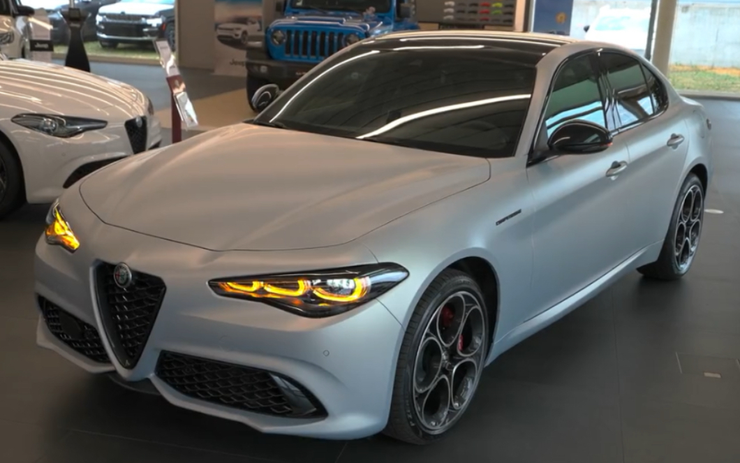 2024新款阿尔法罗密欧giulia 全方位实拍外观和内饰